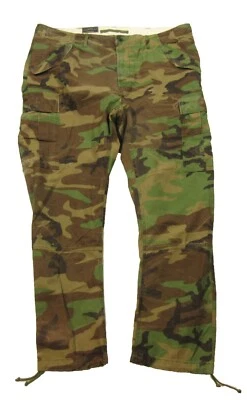 Polo Ralph Lauren Men’s Big & Tall Green Multi Camo Utility Surplus Cargo Pants - Image 1 of 4