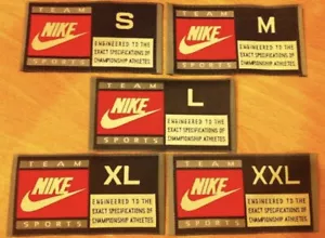 Lot of 50 - OG Vintage 90's 100% Authentic NIKE Jersey Patch Embroidery NBA NFL - Picture 1 of 5