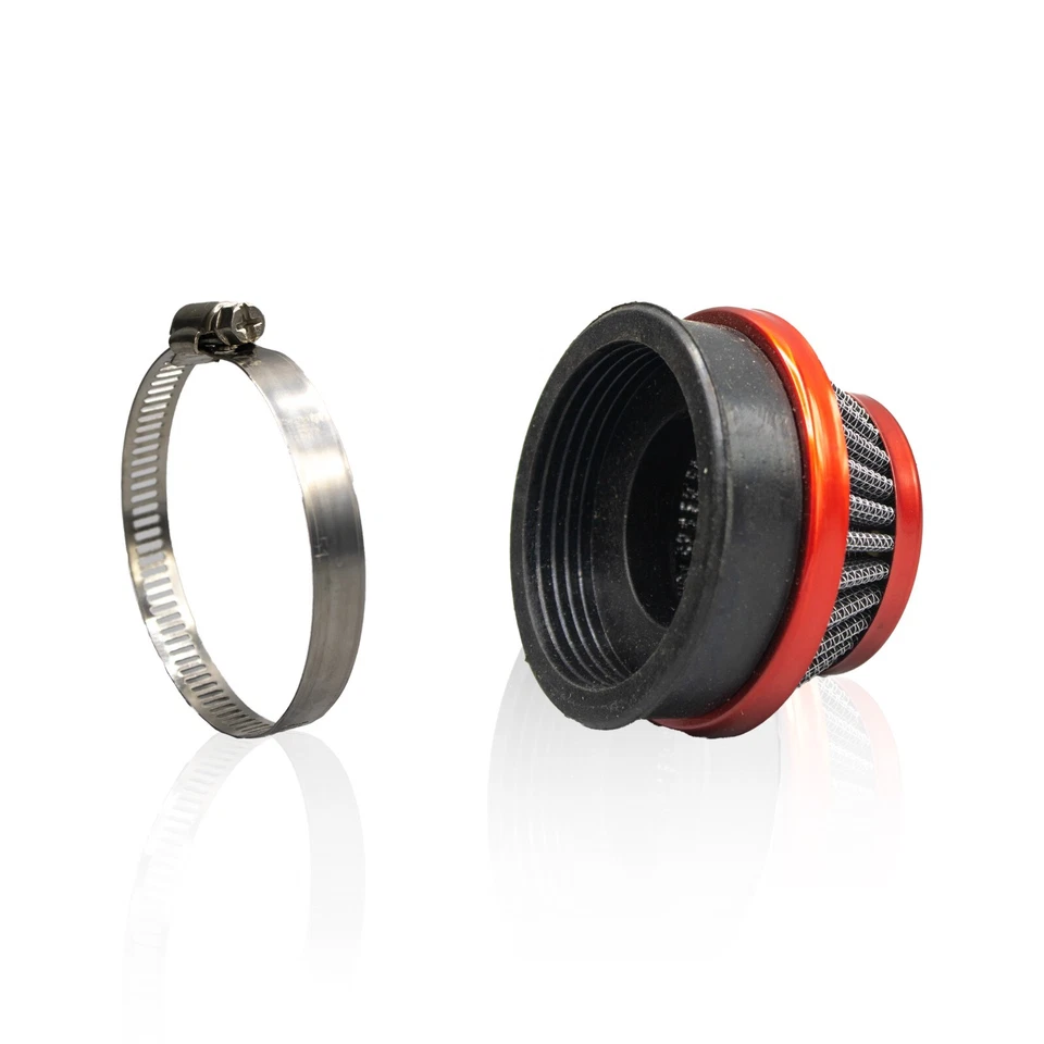 LIMPADOR DE FILTRO DE AR VERMELHO 58MM PARA MOTERCYCLE SCOOTER CICLOMOTOR MINI BICICLETA SUJEIRA KART - Imagem 1 de 4