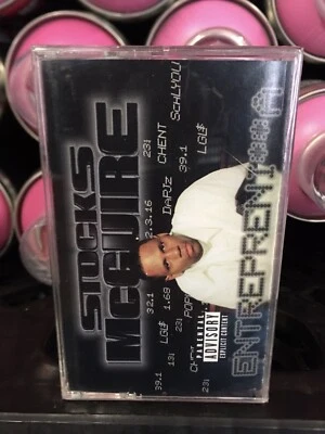 SEALED Stocks McGuire Entrepenigga Cassette Tape Houston Texas Rap 2000  - Image 1 of 2