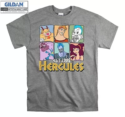 Vintage Disney Hercules Character Est 1997 Hoodie Tshirt Men Women Unisex AC877 - Image 1 of 4
