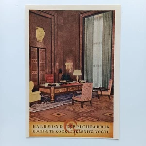 1943 Halbmond Teppichfabrik Koch Te Kock Oelsnitz Vogtland Werbeanzeige, Werbung - Bild 1 von 1