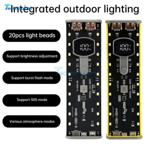 22.5W Transparent Mobile Power Bank Case 4*21700 Battery Box PD Fast Charging - Bild 1 von 32