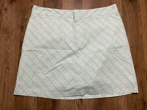 DOCKERS Skirt, Women's Size 10, Blue White, Built in Shorts, Mini - Picture 1 of 9