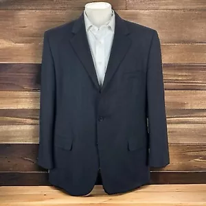 Versini Blazer Jacket Mens 46R Dark Gray Wool - Picture 1 of 8