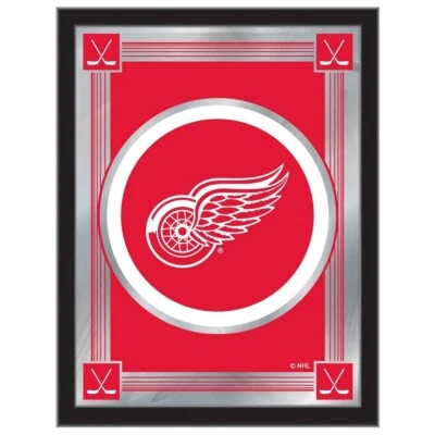 NHL - Detroit Red Wings 17" x 22" Logo Mirror Hockey Team Logo - Image 1 of 4