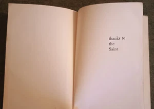 Thanks to the Saint by Leslie Charteris - hardcover book - 1957 - 1st edition - Picture 1 of 2
