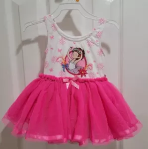 NWT Disney Fancy Nancy One Piece Swimsuit/Tutu (size 2 & 3) MSRP $26 - Picture 1 of 6