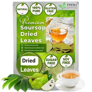 Getrocknete Soursop Blätter 100 Blätter Stück 100% Bio Natur Guanabana Graviola - Bild 1 von 6