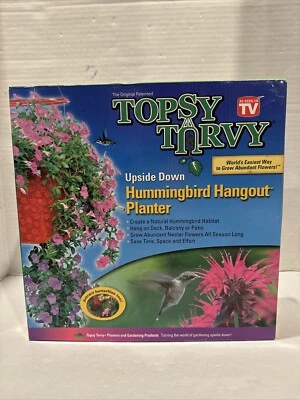 Topsy Turvy Al revés Colibrí Mariposa Hangout - Kit Maceta Patio Porche Foto 1 de 4