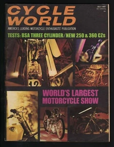 1969 July Cycle World - Vintage Motorcycle Magazine - RARE Double Cover error - Picture 1 of 6