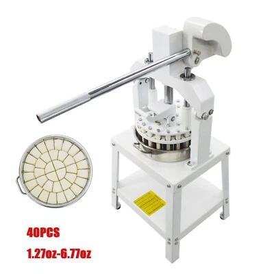 Máquina divisora de massa manual 40 peças cortador de massa comercial padaria máquina de pão - Imagem 1 de 4