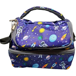 Flowfly Double Decker Cooler Insulated Lunch Bag Astronaut - Picture 1 of 7