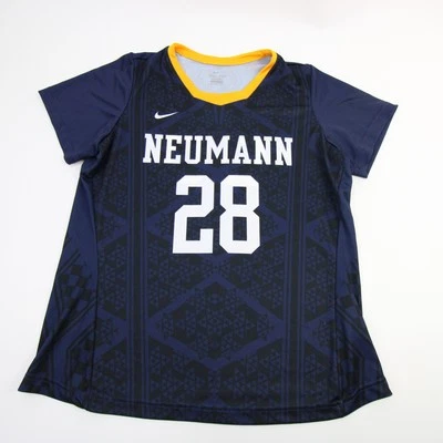 Neumann Knights Nike Dri-Fit Game Jersey - Soccer Women's Navy/Gold Used - Image 1 of 3