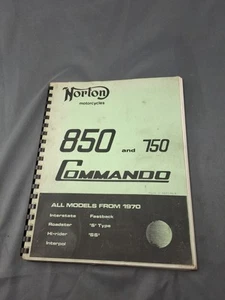 Norton 750 & 850 1970+ Interstate Roadster Interpol Commando Workshop Manual - Picture 1 of 8