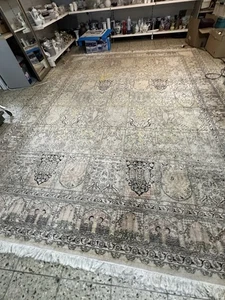 Orient Teppich orientalisch Handgeknüpft  Antik Vintage Perser 274x286cm - Bild 1 von 24