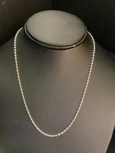NWT .925 Sterling Silver Italy Flat Mariner Chain Necklace 18” 2mm 2.6g #3241854 - Picture 1 of 9