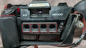 [FAST NEUWERTIG] Nishika 3-D N8000 analoge Kleinbildkamera aus Japan - Bild 1 von 4
