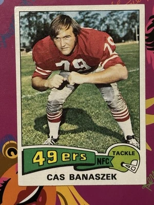 Cas Banaszek 1975 Topps 49ers #248 - Image 1 of 2