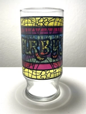 Vtg Arby's Glass Stained Glass Multicolor Fast Food Restaurant Collectible - Image 1 of 4