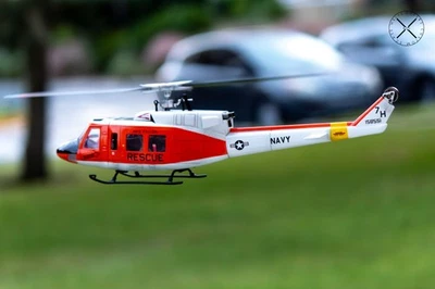 OMPHOBBY M1 Bell 212 UH-1N Navy Rescue RC Scale Helicopter Replica RTF - Bild 1 von 4