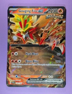 Gouging Fire ex 038/162 Sv05: Temporal Forces Holo Pokemon TCG (NM) - Picture 1 of 2