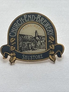 Church End Brewery. Shustoke Metal Badge.  - Picture 1 of 2