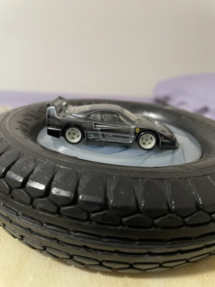 HOT WHEELS FERRARI F-40 COMPETIZIONE STH 2026 PROTOTYPE BLACK/REAR LOUVER WINDOW - image 1 of 4