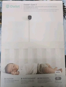 Owlet Cam 2-bianco NUOVO🥀NUOVO SPEDIZIONE GRATUITA! - Foto 1 di 5