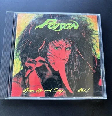 Poison CD Original UNCENSORED Cover - Open Up And Say Ahh! - Image 1 of 4