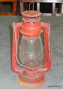 Lanterna Rossa Vintage Modello 707 Marca Globo 12" World Light Hong Kong Da Collezione - Foto 1 di 8