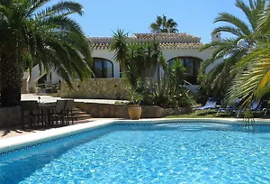 Villa Ferienhaus Spanien Costa Blanca Javea 6 Personen Pool Strand 3 Schlafzim. - Bild 1 von 12