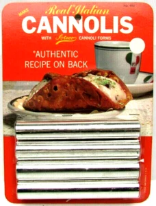 Rare Vintage Ateco Cannoli Forms Make Real Italian Cannolis No. 660 NOS NEW