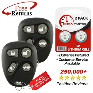 2 For 25656444 Kobut1bt Cadillac Eldorado Keyless Entry Remote Car Key Fob - Picture 1 of 7