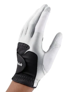 Volvik Golf Herren EZ Fit Golfhandschuhe weiß schwarz grau Linkshand Leder M/ML L/XL - Bild 1 von 1