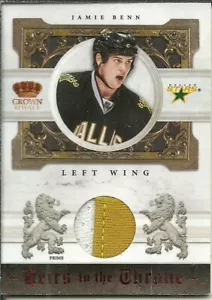 2010-11 Crown Royale Heirs to the Throne Materials Prime #BN Jamie Benn /50 - Picture 1 of 2