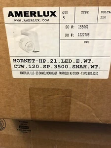 Amerlux LED Hornet Track Head H.P.21.LED.E.WH 3500K - Picture 1 of 3