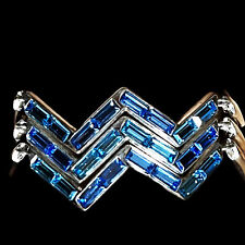 Bracelet Argent Yves Saint Laurent Cristal Bleu