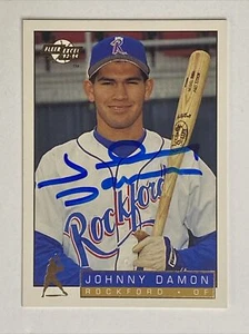 Jonny Damon Autographed 1993-1994 Fleer Excel Yankees Red Sox Royals - Picture 1 of 2