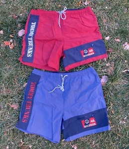 Vintage Tommy Hilfiger Swimming Trunks Sailing Gear Men’s Size Medium Lot Of 2 - Picture 1 of 7