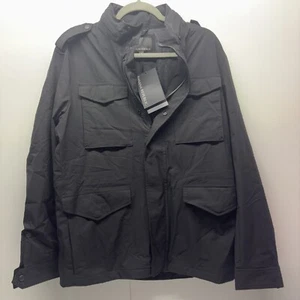Banana Republic Mens M Tailored Performance Water Resistant Light Jacket NWT BLK - Picture 1 of 7