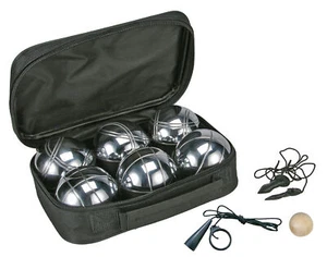 Boule Set mit Tragetasche - 6 Kugeln - Boccia Petanque Garten Spiel Wurfspiel - Bild 1 von 1