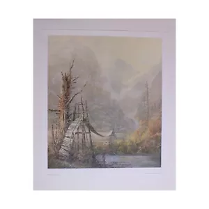 Ben Hampton Swinging Bridge Pen Signed Limited Edition Print, 1987 - Picture 1 of 6