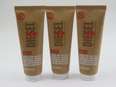Lote de 3 x 75 ml Nuevo Descatalogado DIESEL Successful Living Gel de Ducha Jabón Corporal Foto 1 de 3