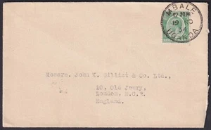 UGANDA: (19386) 1934 MBALE CANCELACIÓN/KGV CUBIERTA - Imagen 1 de 2