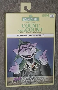 Figura de acción NECA Sesame Street Count von Count Ultimate nueva sellada en mano - Imagen 1 de 4
