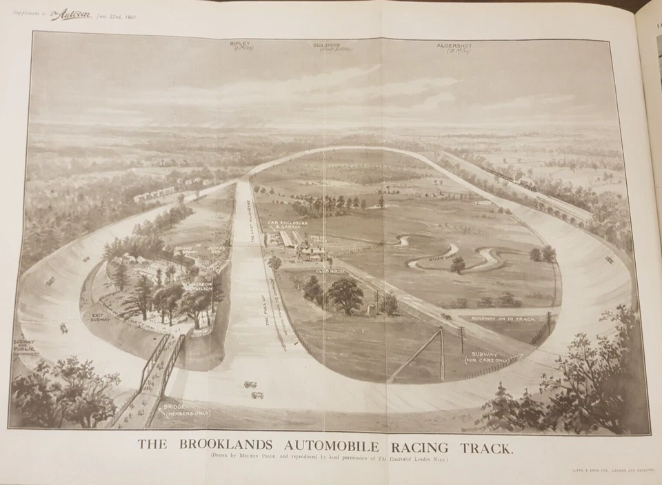 1907 THE AUTOCAR JOURNAL MECHANICAL CARS CAR TRANSPORT BROOKLANDS RAC IOM TT 18 - Image 1 of 4