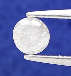 DIAMANTE BLANCO NATURAL 0.32TCW 4.4 X 2.7 MM COLOR BLANCO LECHOSO CORTE BRILLANTE REDONDO - Imagen 1 de 11