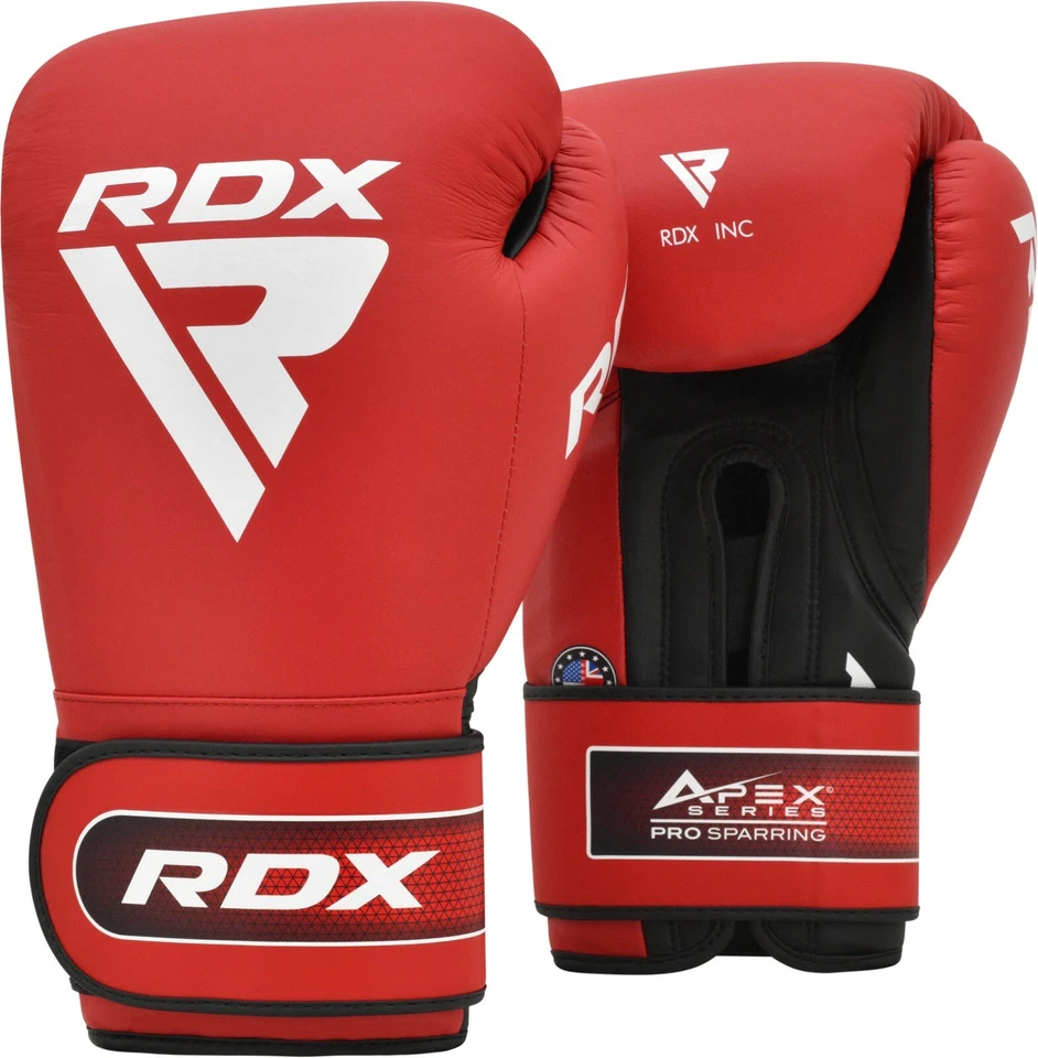 Guantes de boxeo MMA de RDX, con cordones, guantes de combate, guantes de boxeo profesionales Foto 1 de 1