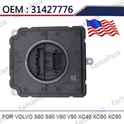 FOR VOLVO 31427776 HEADLIGHT LED MODULE BALLAST S60 S90 V60 V90 XC40 XC60 XC90 - Image 1 of 3